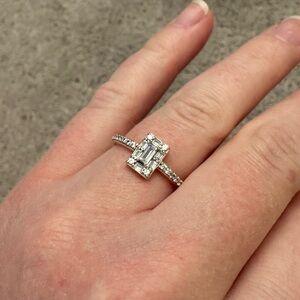 Pandora Luminous Ice Ring Size 54 EU / 7 US Retired